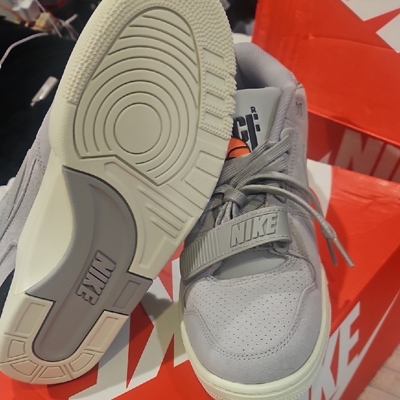 Nike Gray and White Athletic Shoes - Picture 4 of 5